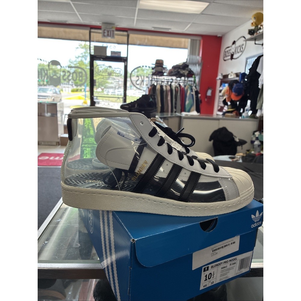 Men's Adidas Blondey McCoy Pro Model Superstar Clear Shoes IG0843 NEW SZ 10.5 - Picture 5 of 15